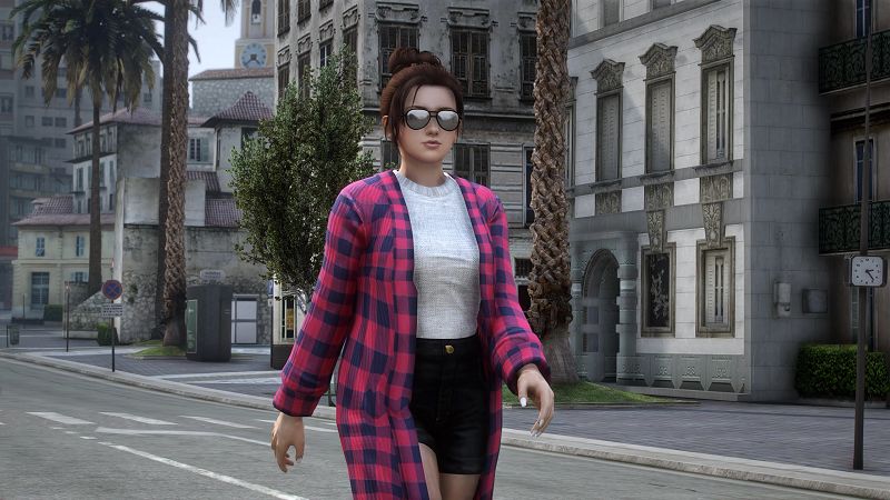 GTA5 不知火舞 韩式风格 服装 [添加＆替换-人物]-Mods8游戏网