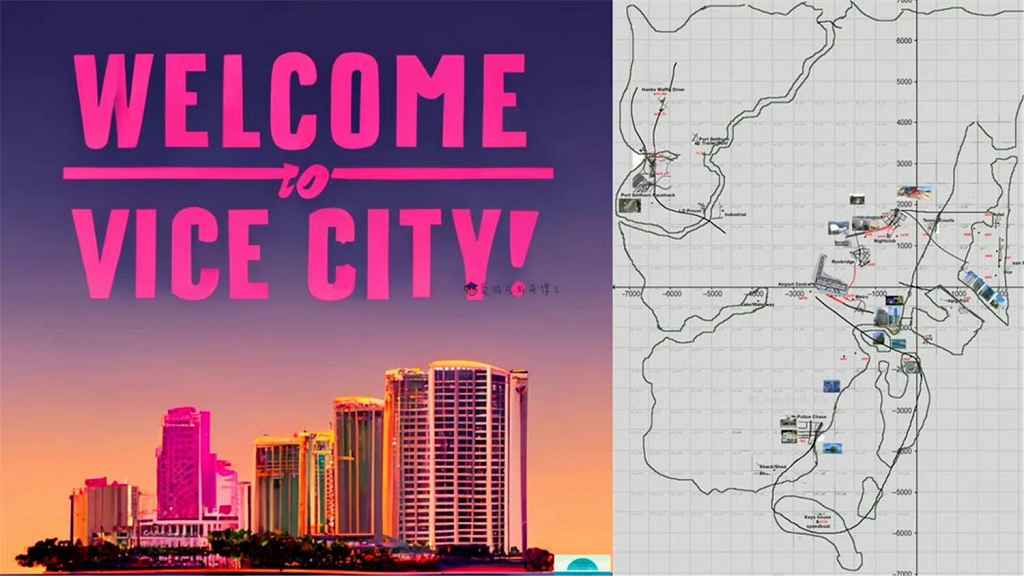 《GTA》系列的粉丝通过对比《侠盗猎车手6》的泄露地图信息，来推断游戏的地图同前作相比有多少增长。-Mods8游戏网