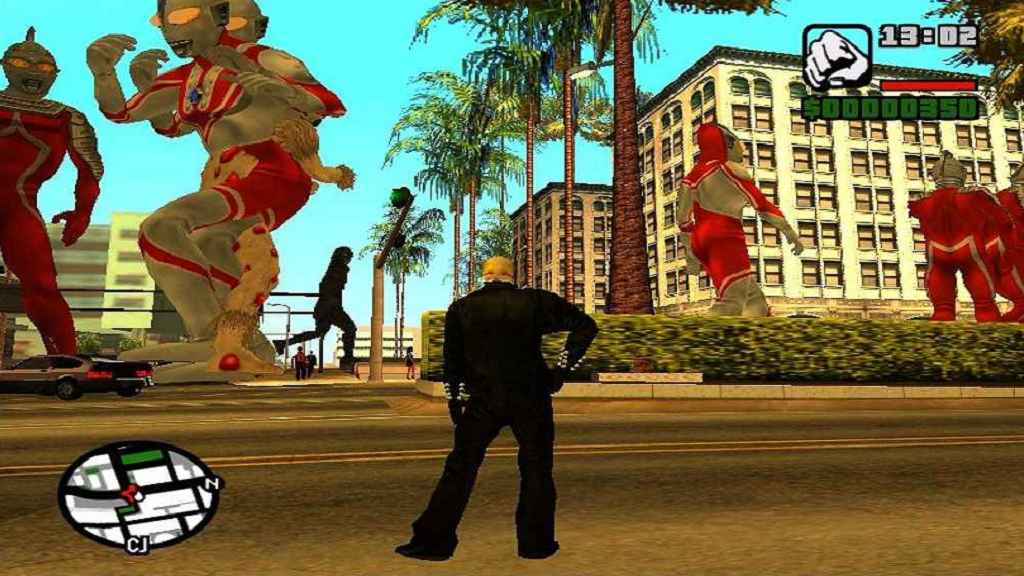 图片[2]-GTA 侠盗猎车 圣安地列斯 人物MOD 奥特曼大战怪兽CLE-Mods8游戏网