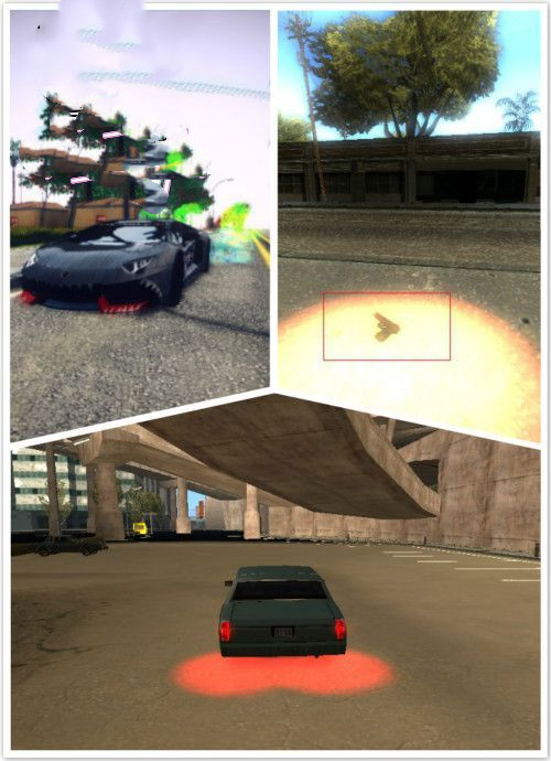 [GTA：圣安地列斯MOD]仿IV灯光与武器掉落-Mods8游戏网