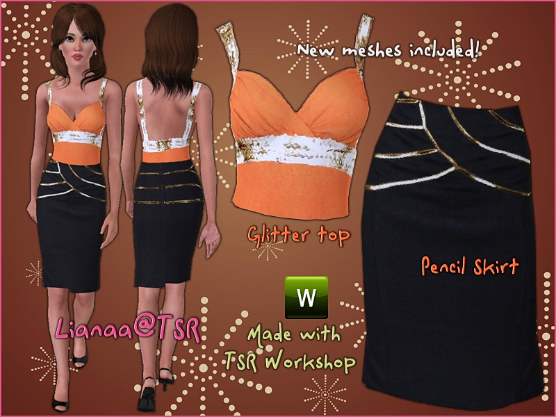 《模拟人生3》MOD服饰 女士吊带上衣-Mods8游戏网