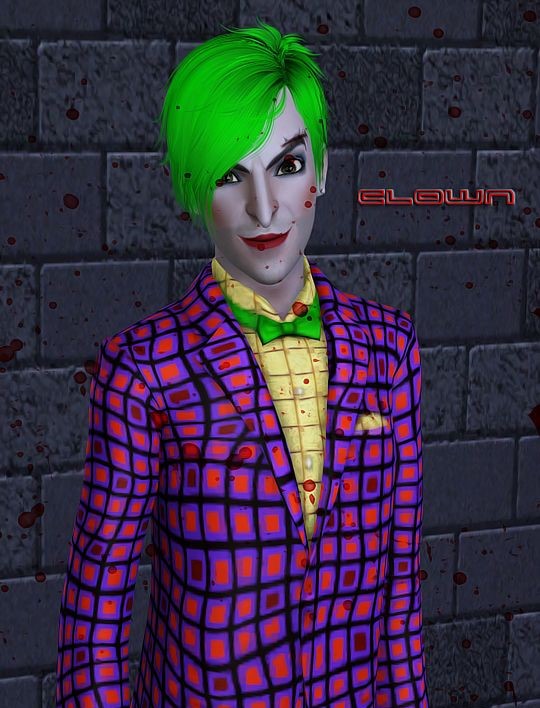 《模拟人生3》MOD人物 蝙蝠侠 阿甘疯人院之小丑-Mods8游戏网