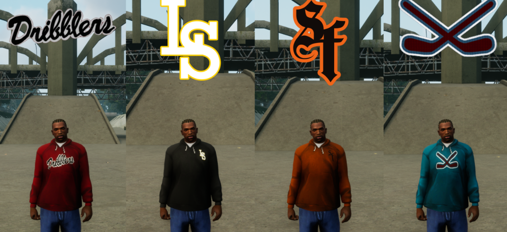 《侠盗猎车手三部曲重制版》圣安地列斯连帽衫队MOD-Mods8游戏网