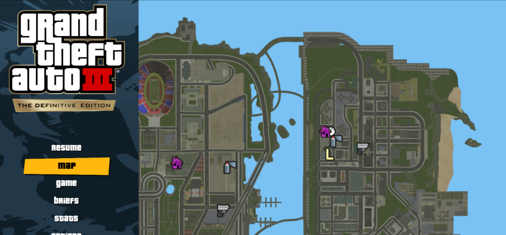 《侠盗猎车手三部曲重制版》高清卫星地图MOD-Mods8游戏网