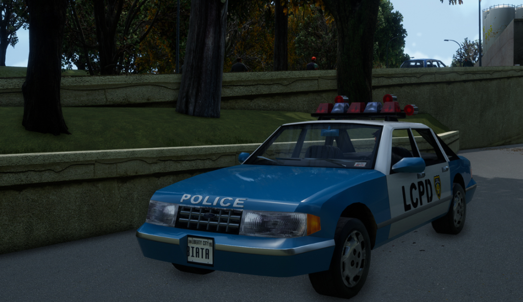 《侠盗猎车手三部曲重制版》蓝白色警车MOD-Mods8游戏网