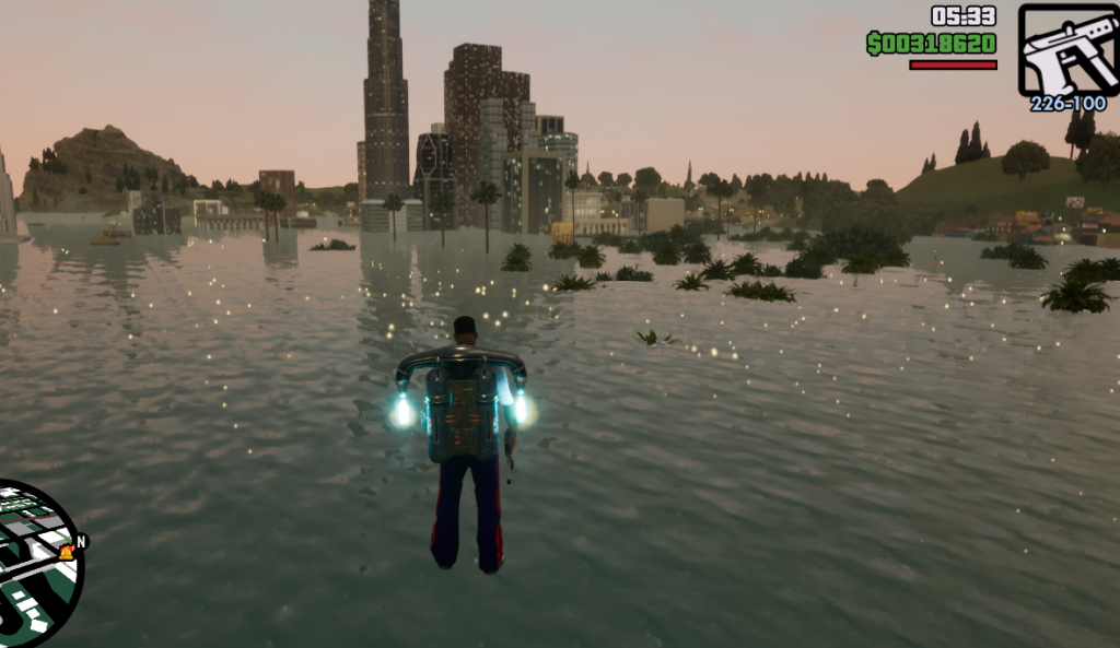 图片[2]-《侠盗猎车手三部曲重制版》被水淹没的圣都MOD-Mods8游戏网