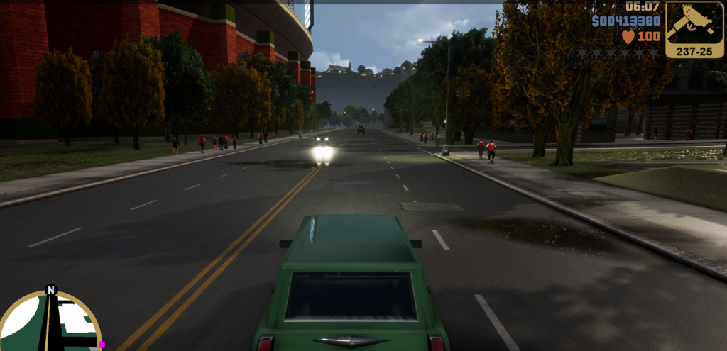 《侠盗猎车手三部曲重制版》更好看的道路修复MOD-Mods8游戏网