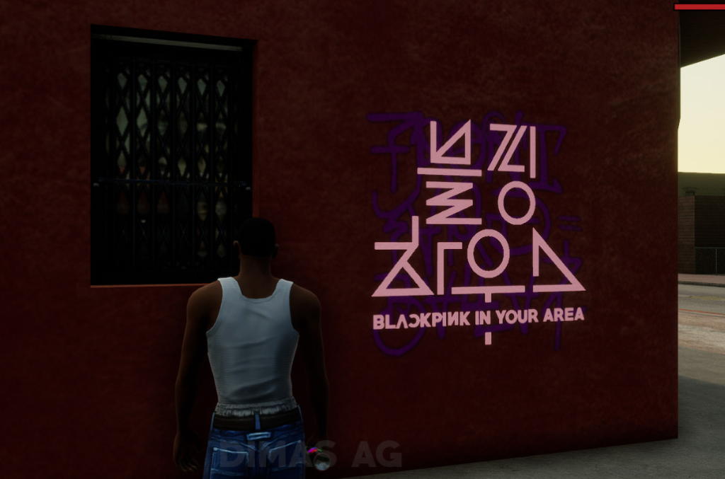 图片[2]-《侠盗猎车手三部曲重制版》用粉墨女团标志取代街头涂鸦MOD-Mods8游戏网