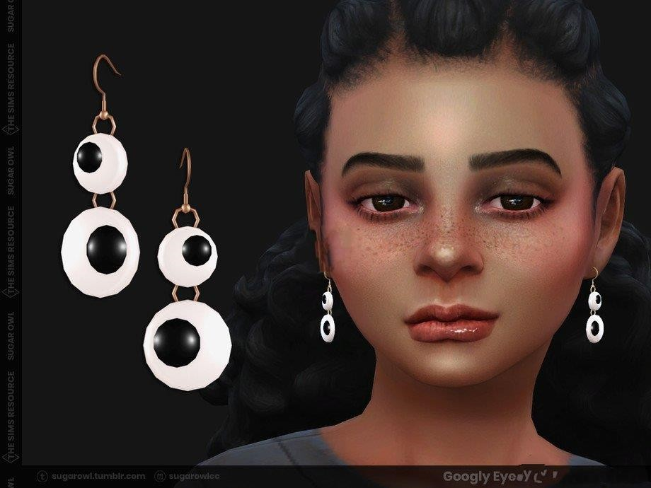 《模拟人生4》诡异眼珠耳环MOD-Mods8游戏网
