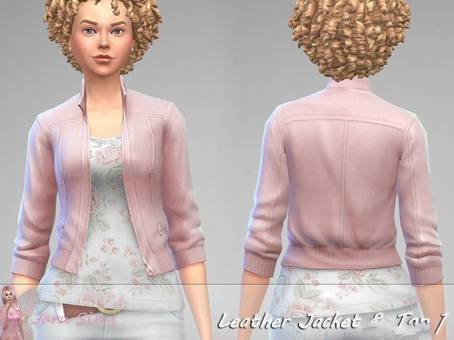 《模拟人生4》女性粉色皮夹克MOD-Mods8游戏网