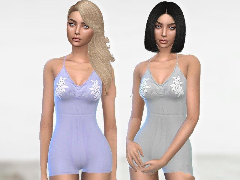 《模拟人生4》女性印花刺绣睡衣MOD-Mods8游戏网