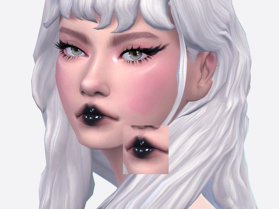 《模拟人生4》女性的黑色口红MOD-Mods8游戏网