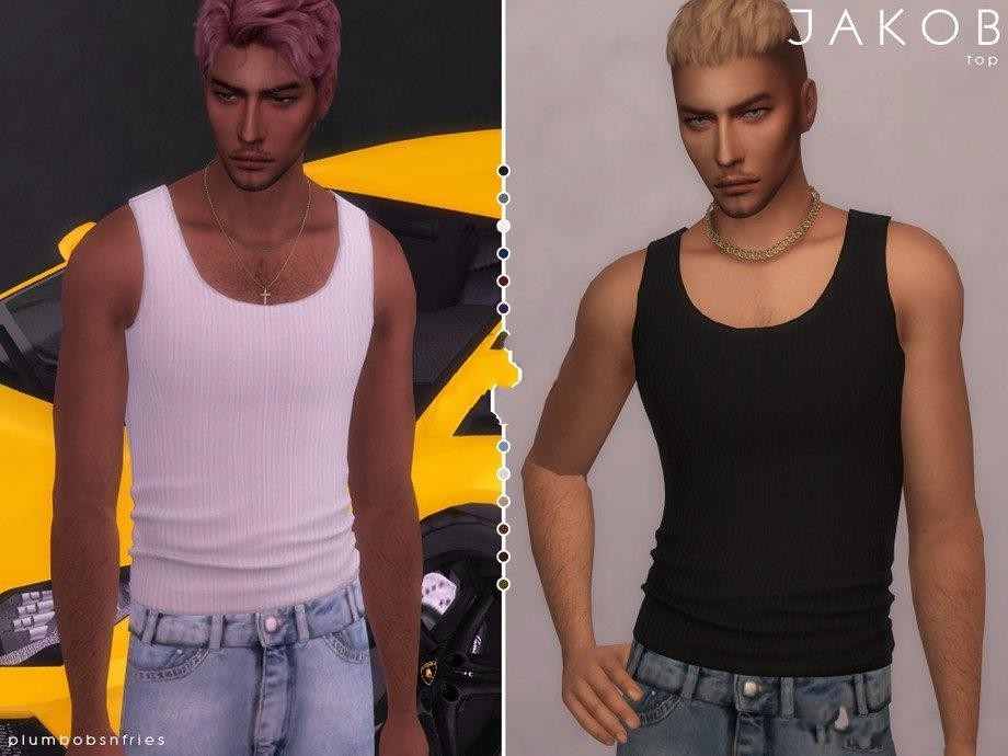 《模拟人生4》男士的简洁背心MOD-Mods8游戏网
